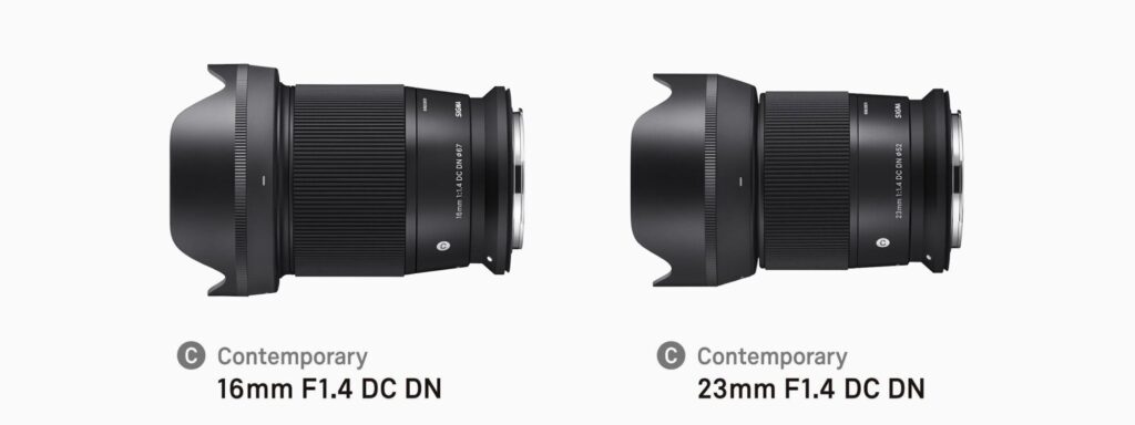 Πρόγραμμα κυκλοφορίας των SIGMA 16mm F1.4 DC DN | Contemporary και SIGMA 23mm F1.4 DC DN | Contemporary για Canon RF Mount