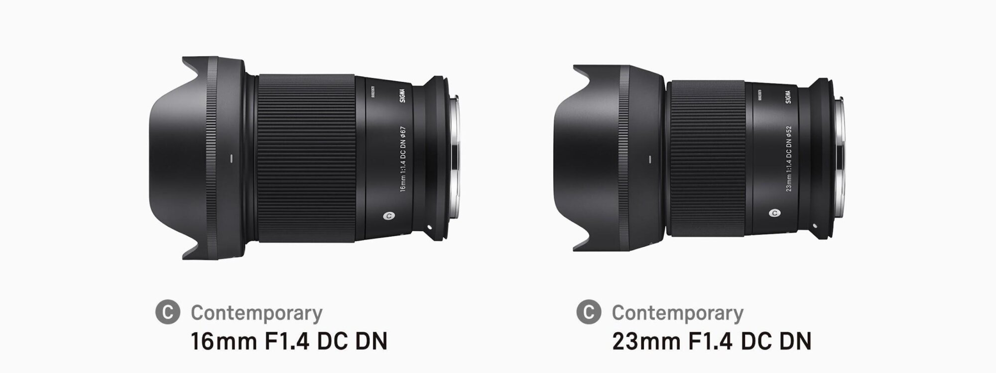 Πρόγραμμα κυκλοφορίας των SIGMA 16mm F1.4 DC DN | Contemporary και SIGMA 23mm F1.4 DC DN | Contemporary για Canon RF Mount
