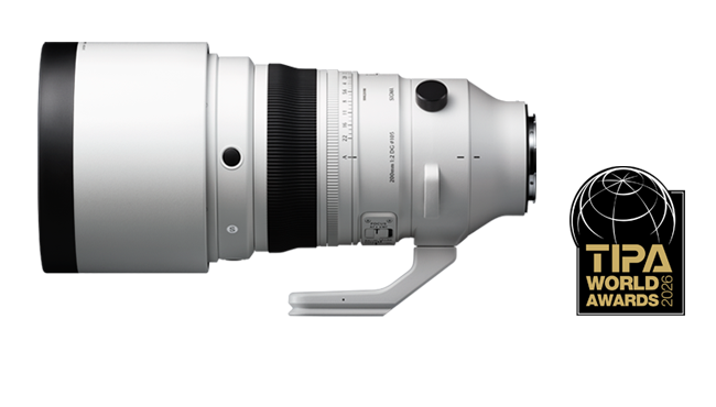 Οι SIGMA 35mm F1.2 DG II | Art, SIGMA 200mm F2 DG OS | Sports και SIGMA 20-200mm F3.5-6.3 DG | Contemporary κέρδισαν βραβεία TIPA World Awards 2026