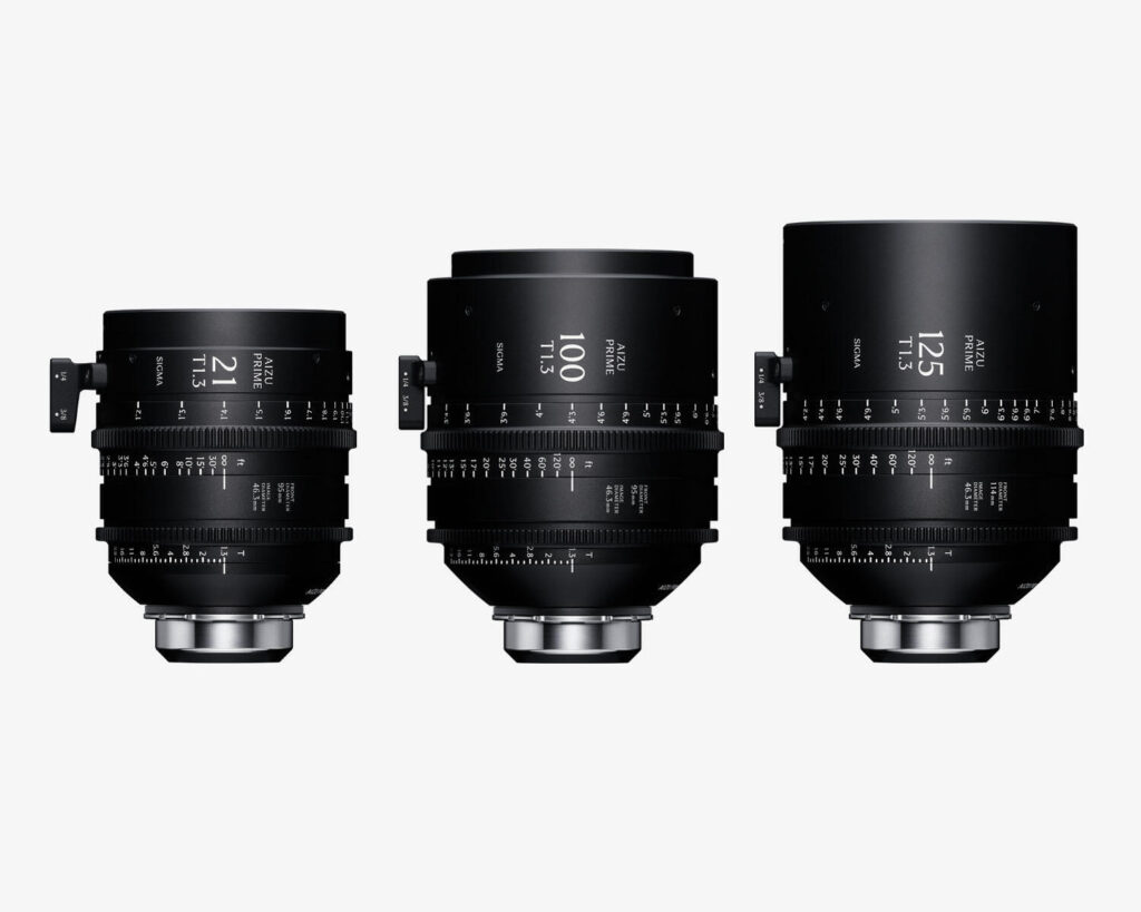 Πρόγραμμα κυκλοφορίας των SIGMA Aizu Prime Line 21mm T1.3 LF, 100mm T1.3 LF και 125mm T1.3 LF