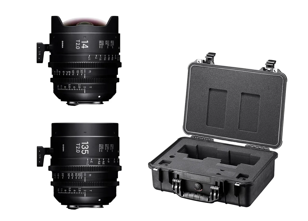 Σετ 2 φακών Cine FF High Speed Prime με βαλίτσα
